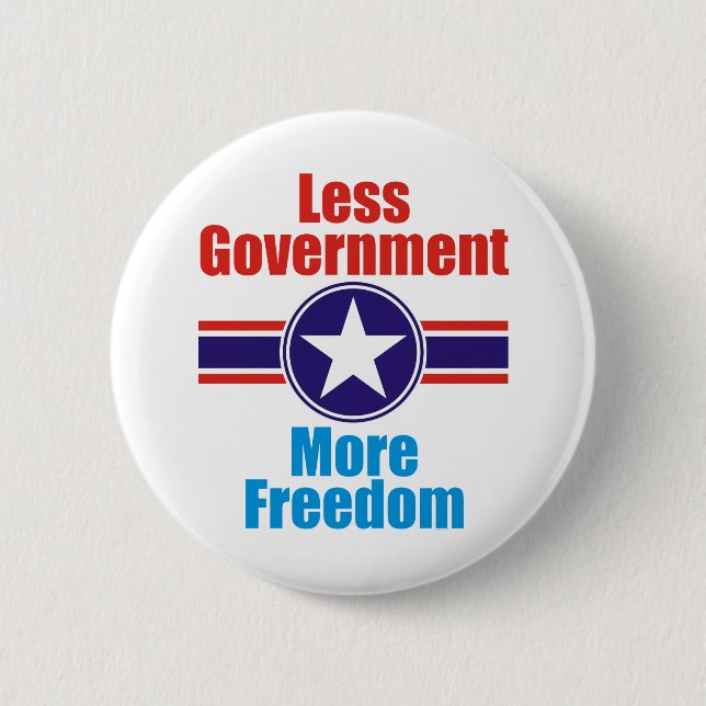 less government 2 inch round button (Front)