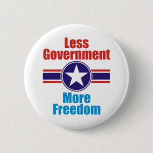 less government 2 inch round button