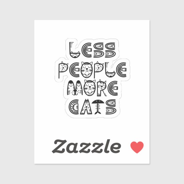 Less People  More Cats  (Sheet)