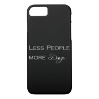 Less People More Dogs Case-Mate iPhone Case