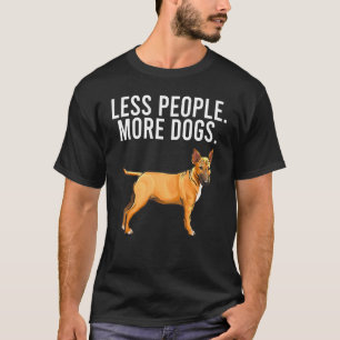 Less People More Dogs Miniature Bull Terrier Intro T-Shirt