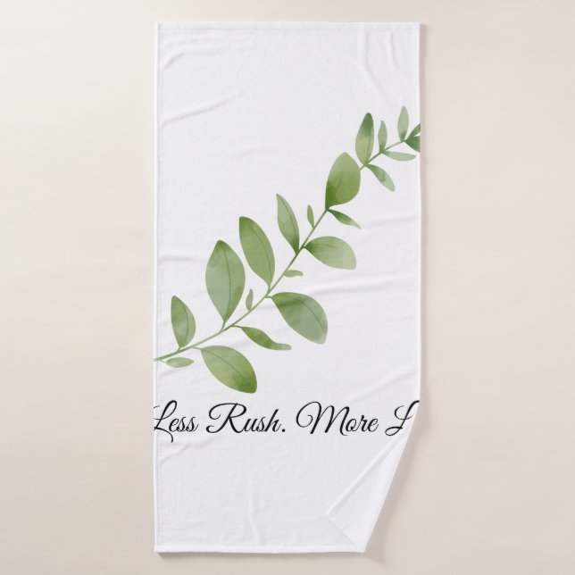 Less Rush More Life Beach Towel (Bath Towel)