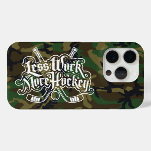 Less Work More Hockey iPhone 15 Pro Case