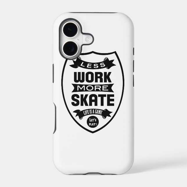 Less work more Skate - Skateboard (Back)