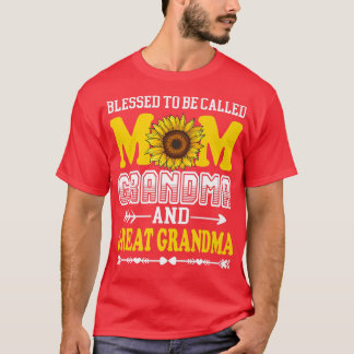 lessed To Be Called Mom Grandma For Mother's Day  T-Shirt