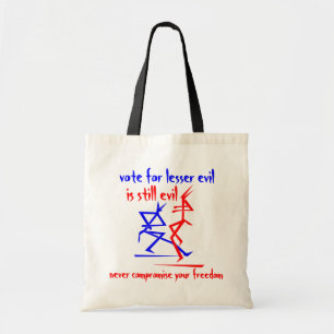 Lesser Evil tote Bag