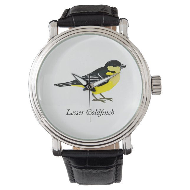 Lesser goldfinch watch (Front)