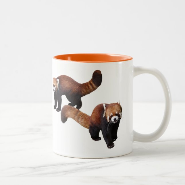 Lesser Panda Two-Tone Coffee Mug (Right)
