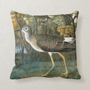 Lesser Yellowlegs Throw Pillow
