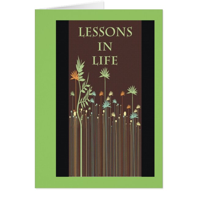 Lessions dans la vie (Devant)