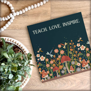 Lesson Plan Personalized Teacher Mushroom  Binder