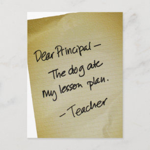 Lesson Plan Postcard