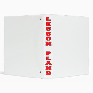 Lesson Plans Binder