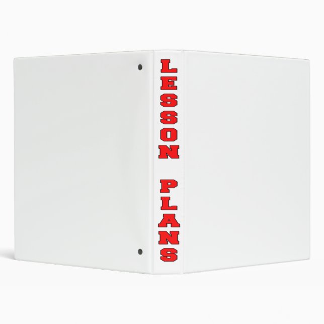 Lesson Plans Binder (Background)