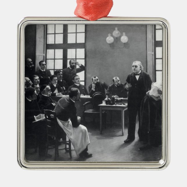 Lesson with Doctor Charcot at the Salpetriere Metal Ornament (Front)