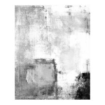 'Lessons' Black and White Abstract Art