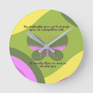 Lessons From A Butterfly Round Clock