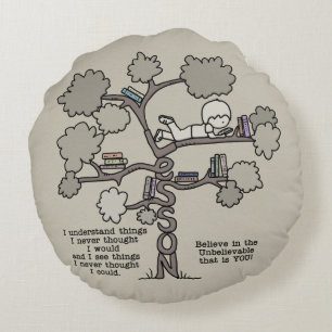 Lessons Learned Round Pillow