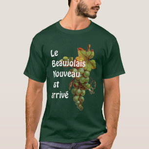L'est de Nouveau Beaujolais de T-shirt de vin