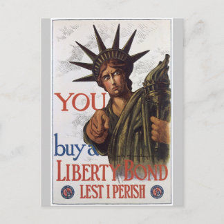Lest I Perish World War 2 Postcard