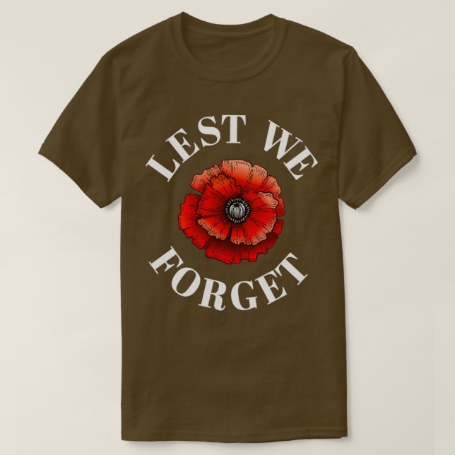Lest We Forget 2 (2) T-Shirt (Design Front)