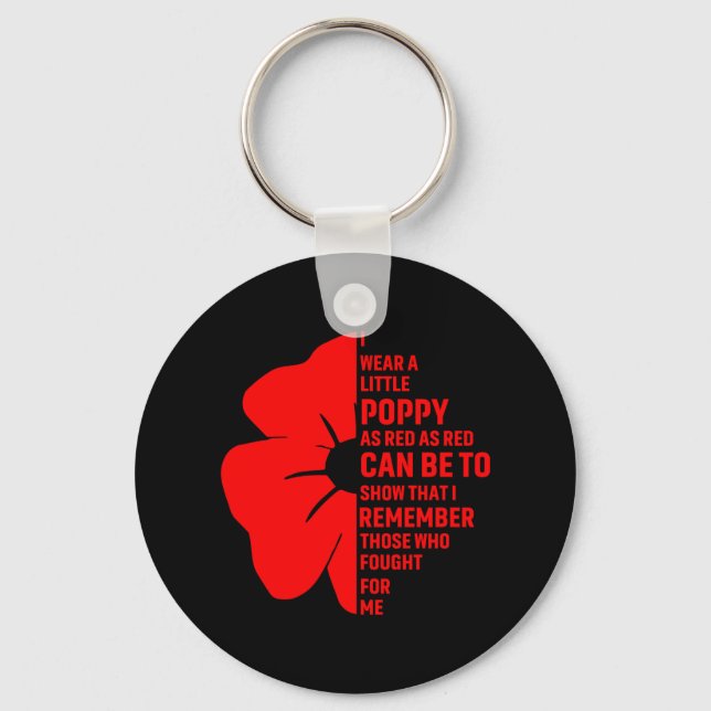 Lest We Forget Anzac Day Keychain (Front)