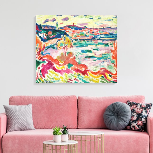 L'Estaque | Georges Braque | Canvas Print (Insitu(LivingRoom))