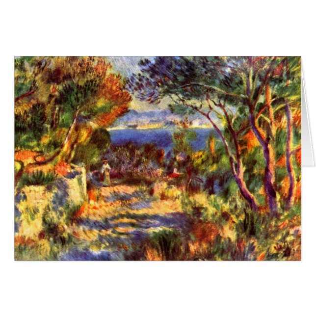 L'Estaque par Pierre Renoir, Impressionnisme Vinta (Devant horizontal)