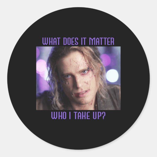 Lestat Rock Star What Does It Sticker  (Front)