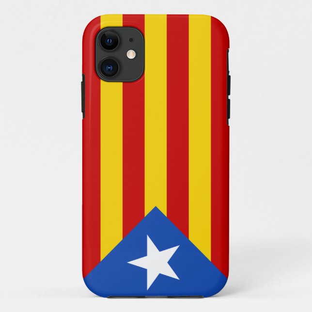 "L'Estelada Blava" Catalan Independence Flag Case-Mate iPhone Case (Back)