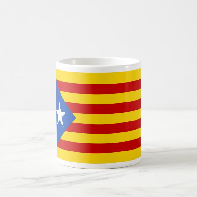 "L'Estelada Blava" Catalan Independence Flag Coffee Mug (Center)