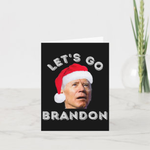 Let#39;s Go-brandon Anti-joe Biden Christmas Santa Card