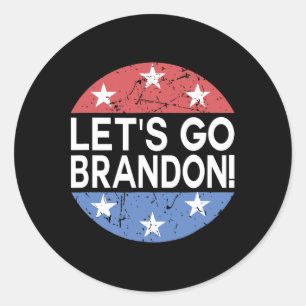 Let#39;s Go Brandon  Classic Round Sticker