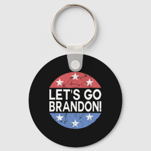 Let#39;s Go Brandon Keychain