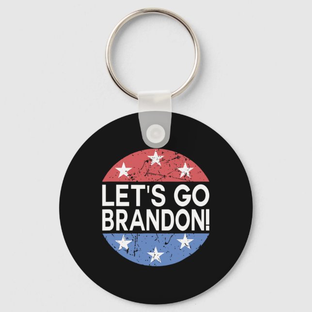 Let#39;s Go Brandon  Keychain (Front)