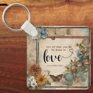 Let All That You Do Be Done in Love - Corinthians Keychain