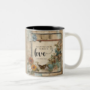 Let All That You Do Be Done in Love - Corinthians Two-Tone Coffee Mug