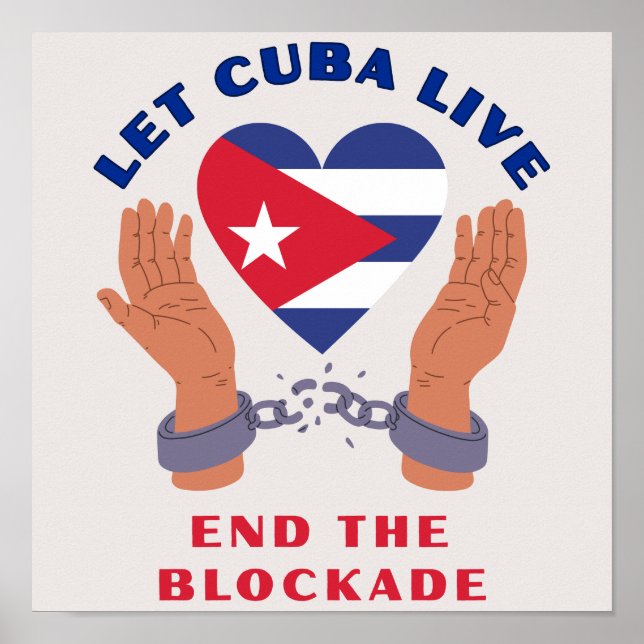 Let Cuba Live Poster (Front)