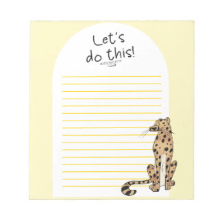 Let do this! Cheetah Notepad