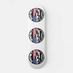 Let Doges Handle It Snow Plowing Art Skateboard
