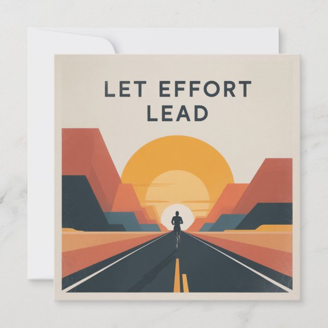 Let Effort Lead Thank You Card (Front)