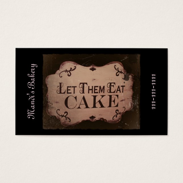 "Let 'Em Eat Cakes (Front)