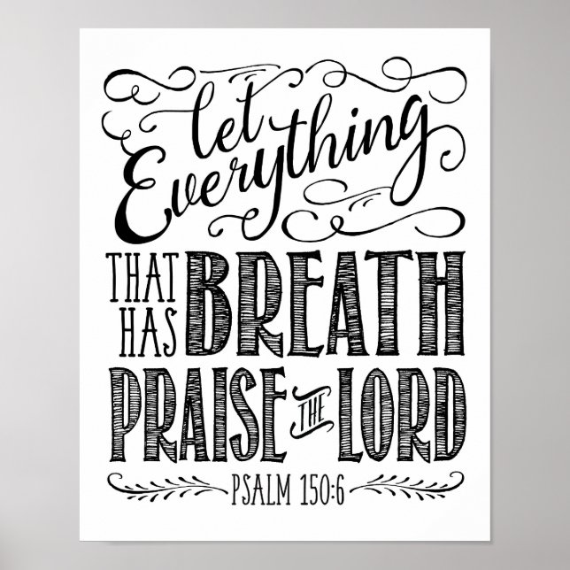 Let Everything That Has Breath Praise the Lord Poster (Front)