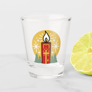 Let Faith Be Your Brightest Star Candle Art Shot Glass