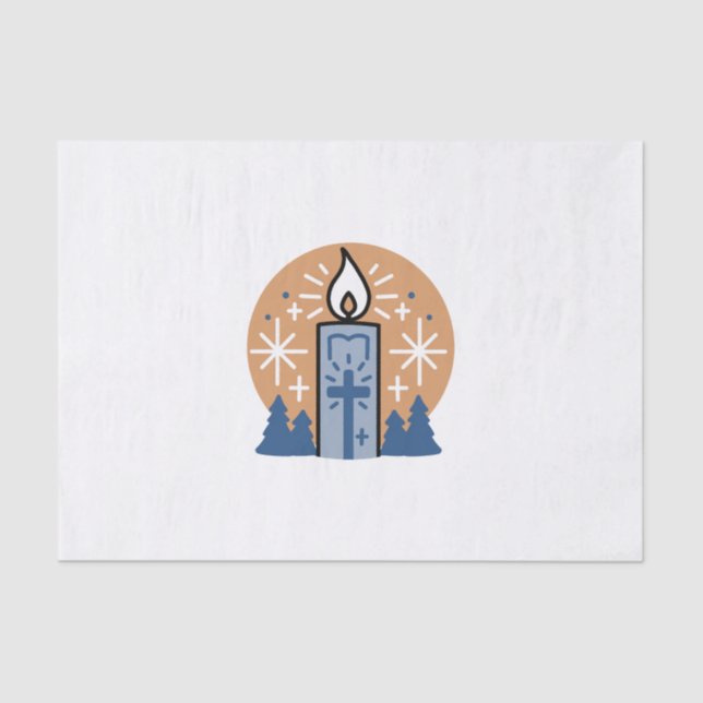 Let Faith Shine Bright Tissue Paper (Front)