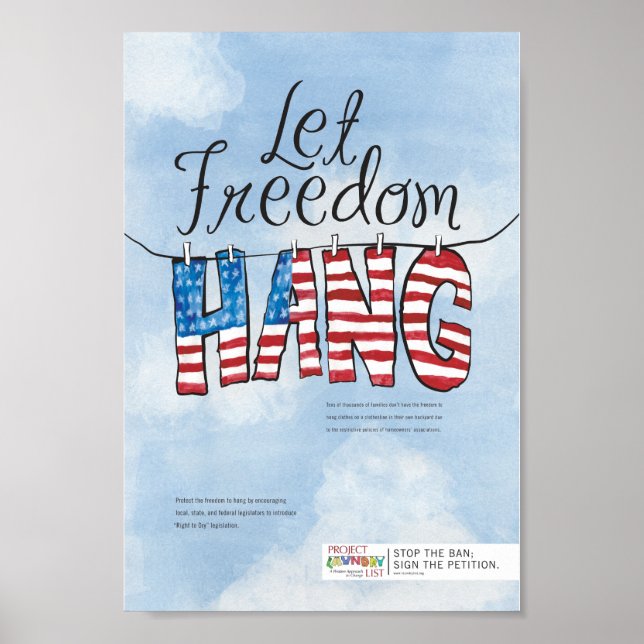 Let Freedom Hang Poster (Front)