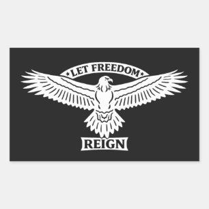 Let Freedom Reign – Eagle of Freedom Emblem Sticker