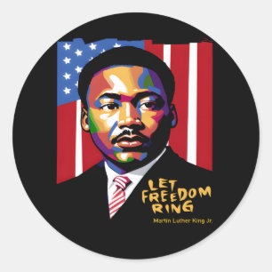Let Freedom Ring Funny Quote Classic Round Sticker