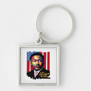 Let Freedom Ring, MLK Quote, Black History Keychain