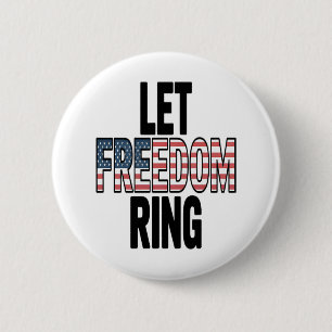 Let Freedom Ring Viral Sloth 2 Inch Round Button